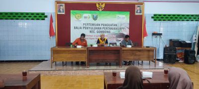 PERTEMUAN PENGUATAN BALAI PENYULUHAN PERTANIAN (BPP) KECAMATAN GOMBONG